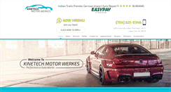 Desktop Screenshot of kinetechmotorwerkes.com